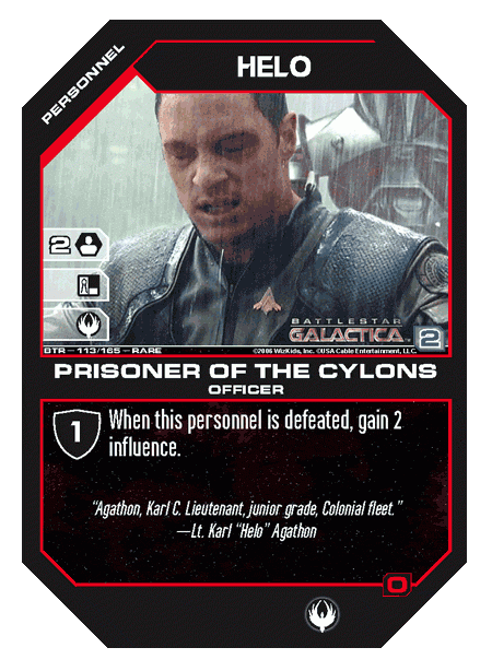Helo, Prisoner of the Cylons